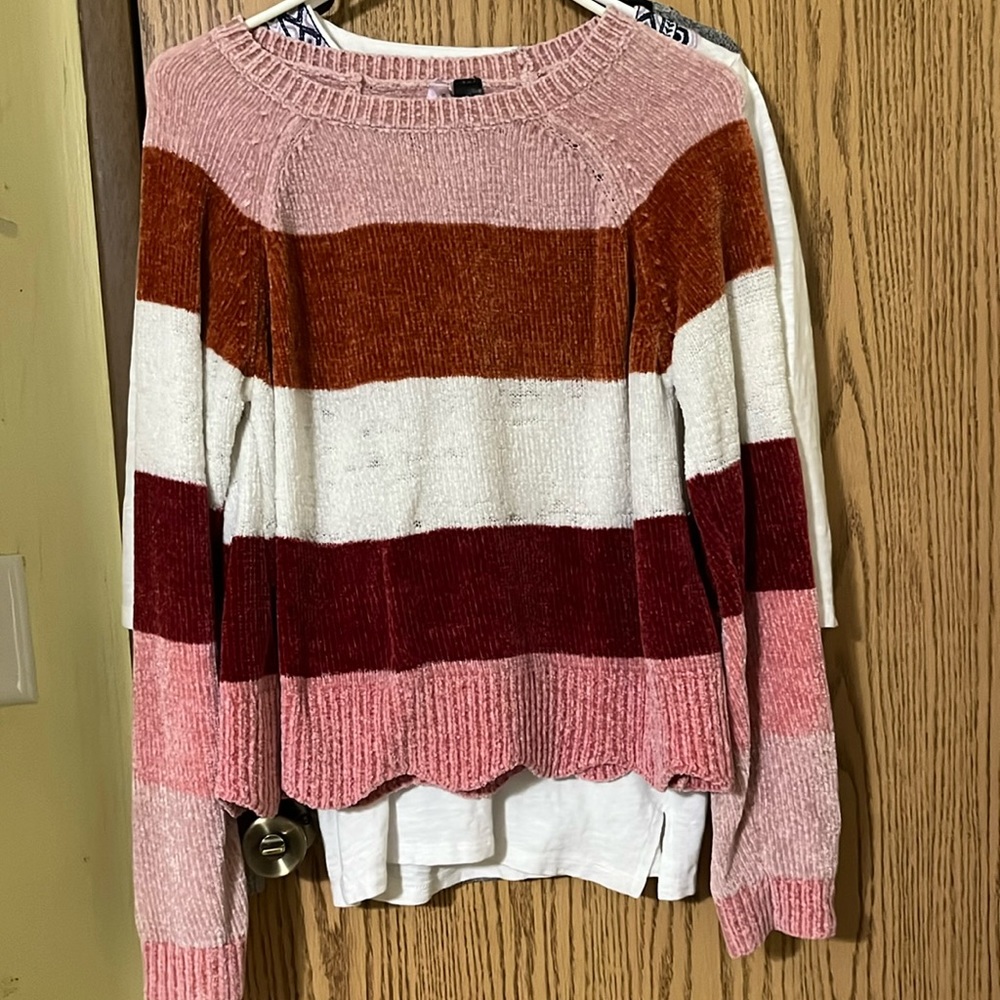 colored sweater